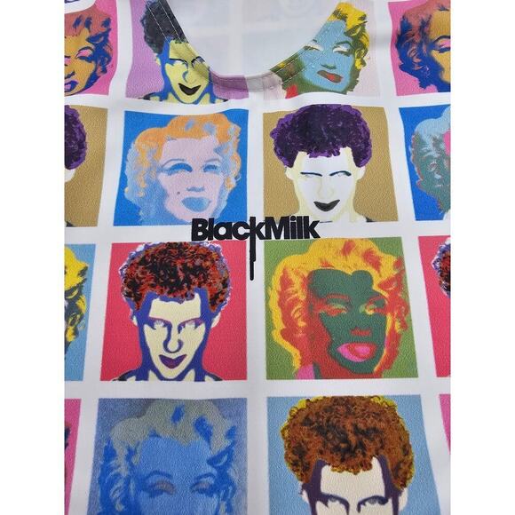 Blackmilk Women's Size M Marilyn Monroe And James Lillis Pop Art Swimsuit - Picture 8 of 8